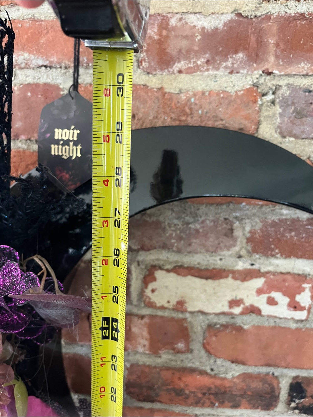 Noir night Crescent Moon Floral Wall Accent in Purple by - Picture 13 of 16